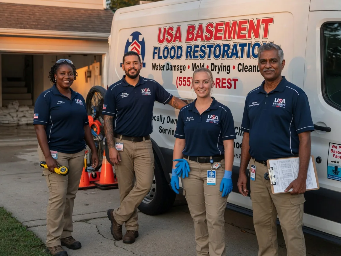 Basement Flood Cleanup company in Van Dyne, WI
