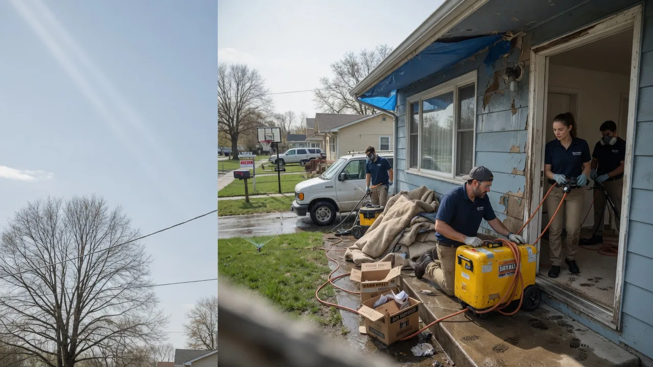 Basement Flood Cleanup in Van Dyne, WI near me
